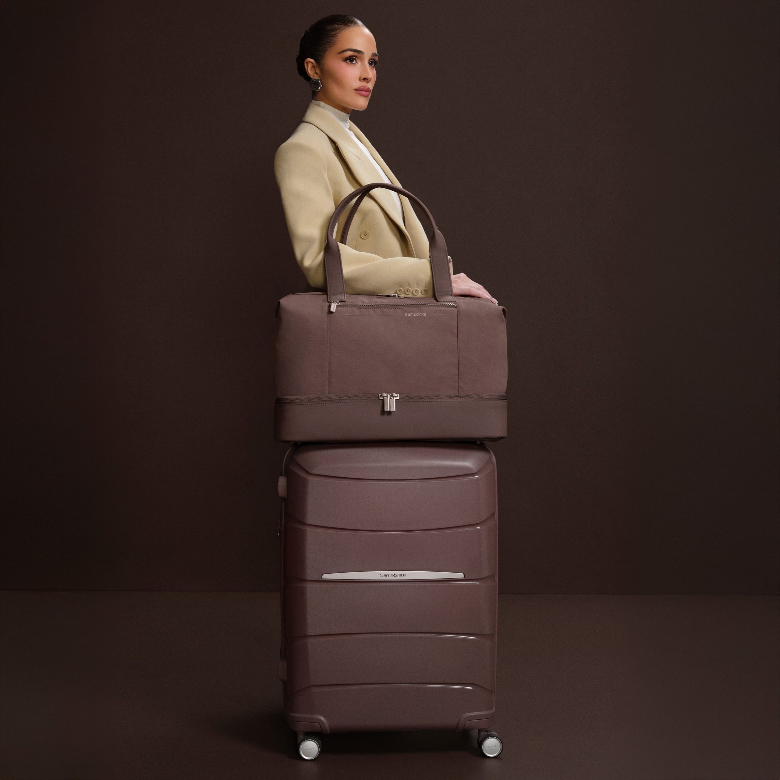 Outline Pro Large Spinner Chocolate Mauve - Image 2
