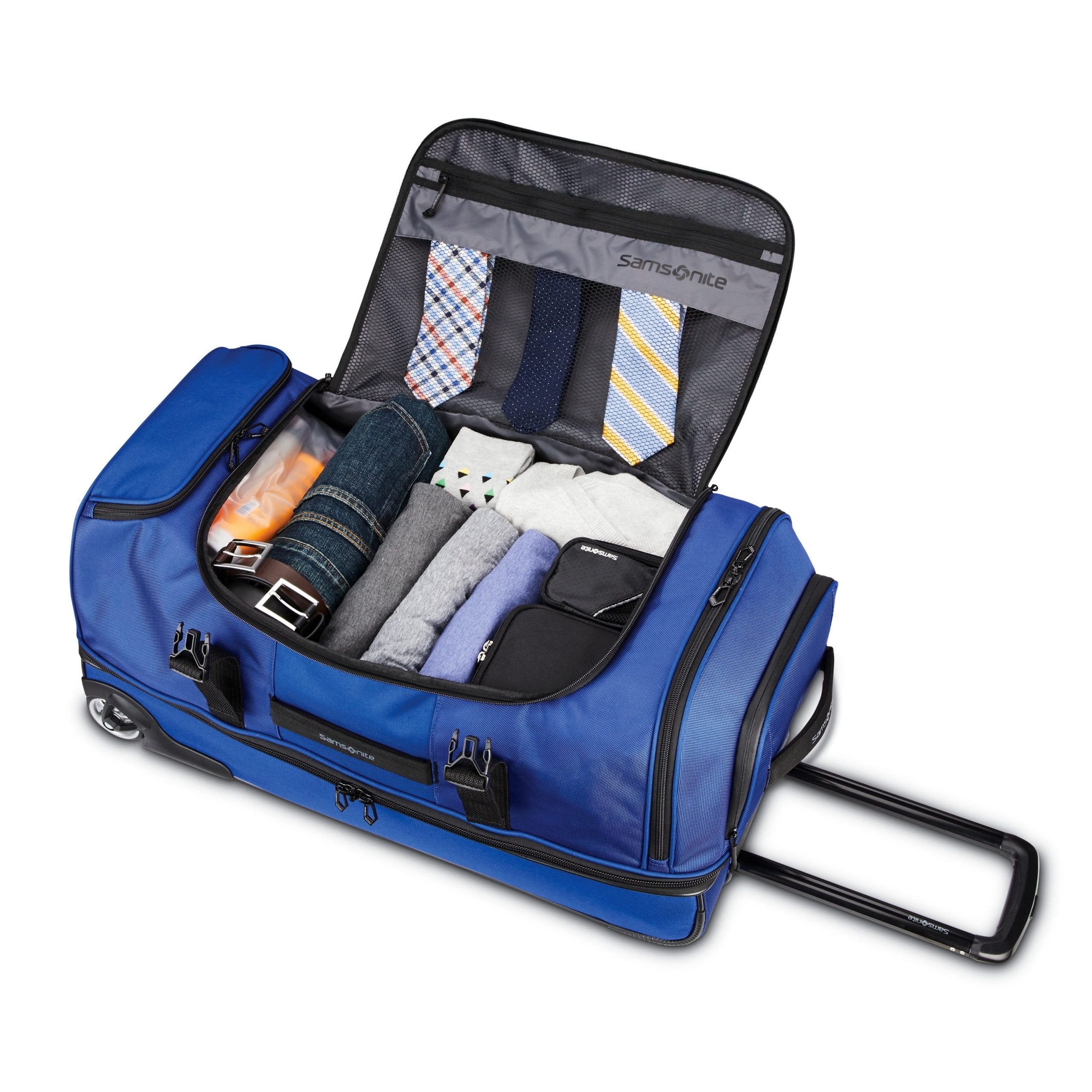 Detour 34" Wheeled Duffel New Blue - Image 2