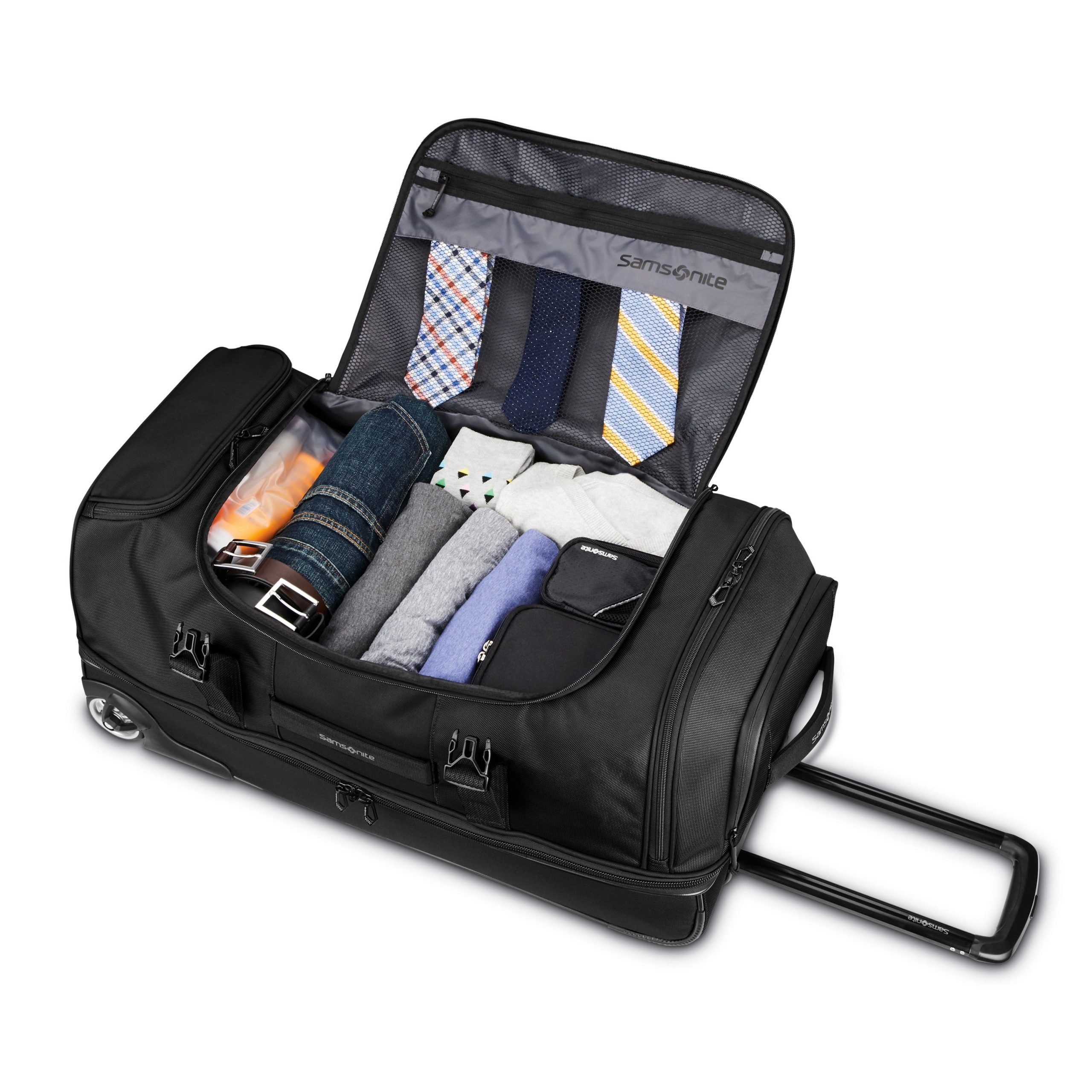 Detour 29" Wheeled Duffel New Black - Image 2