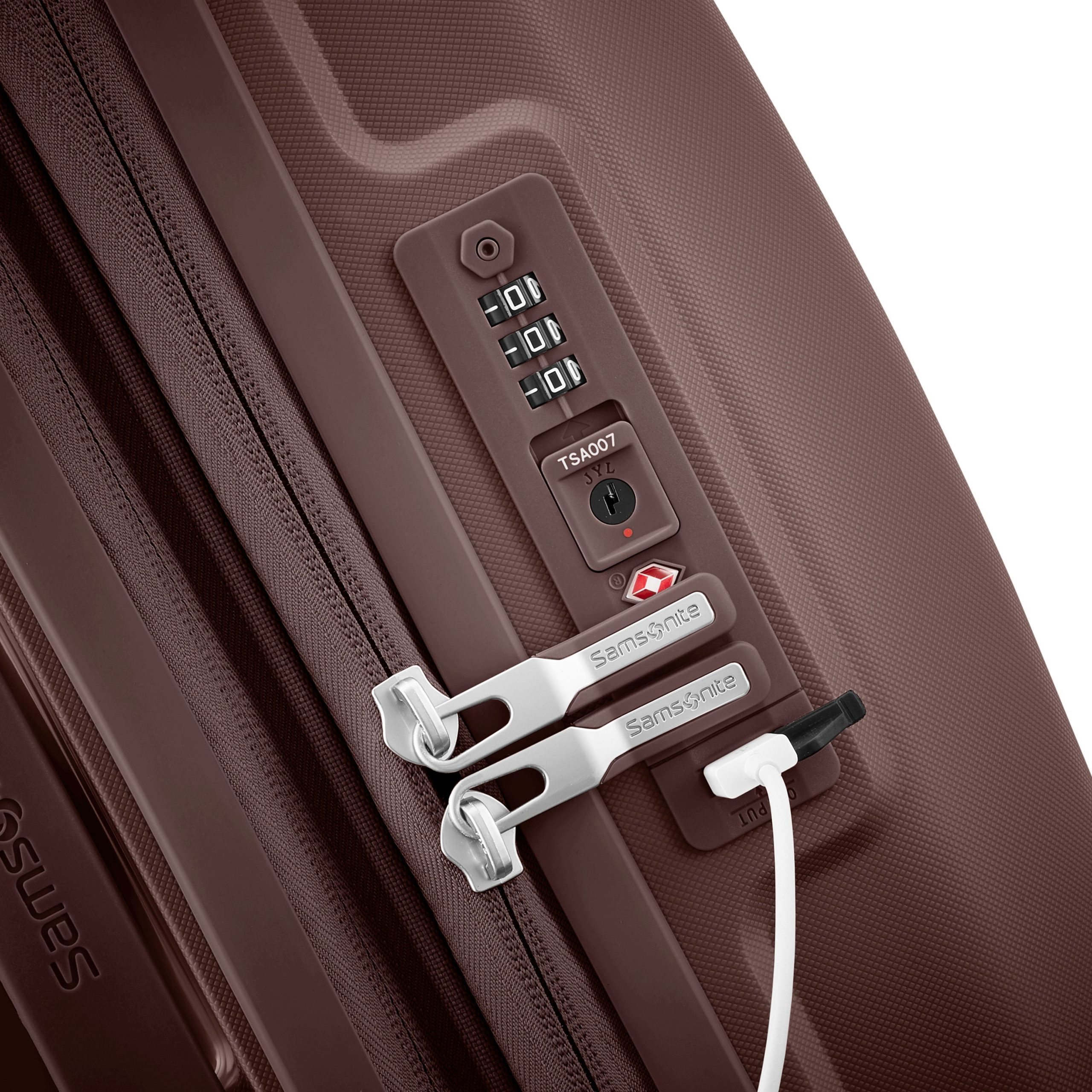 Outline Pro Carry-On Spinner Chocolate Mauve - Image 5