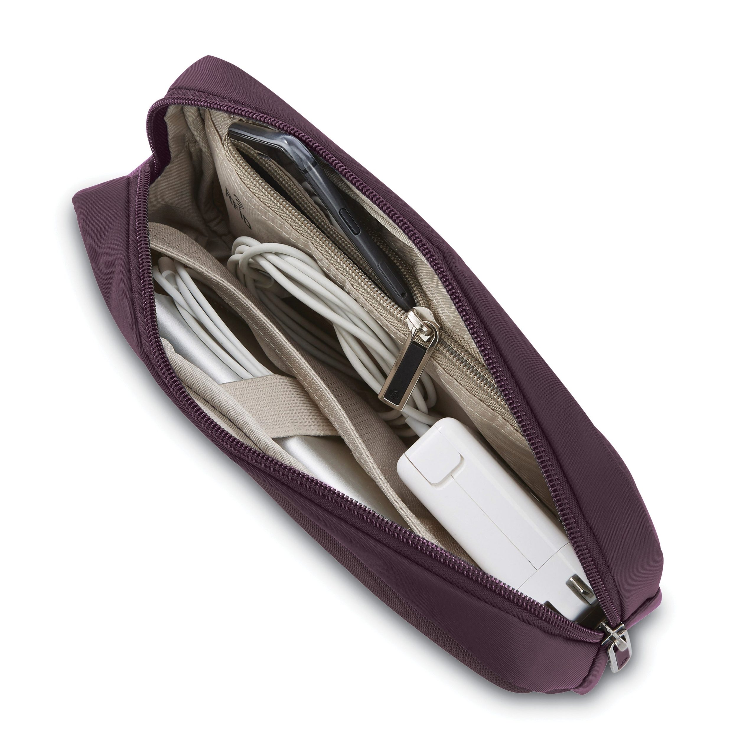 NuRoad Ladies 14.1" Backpack Plum - Image 4