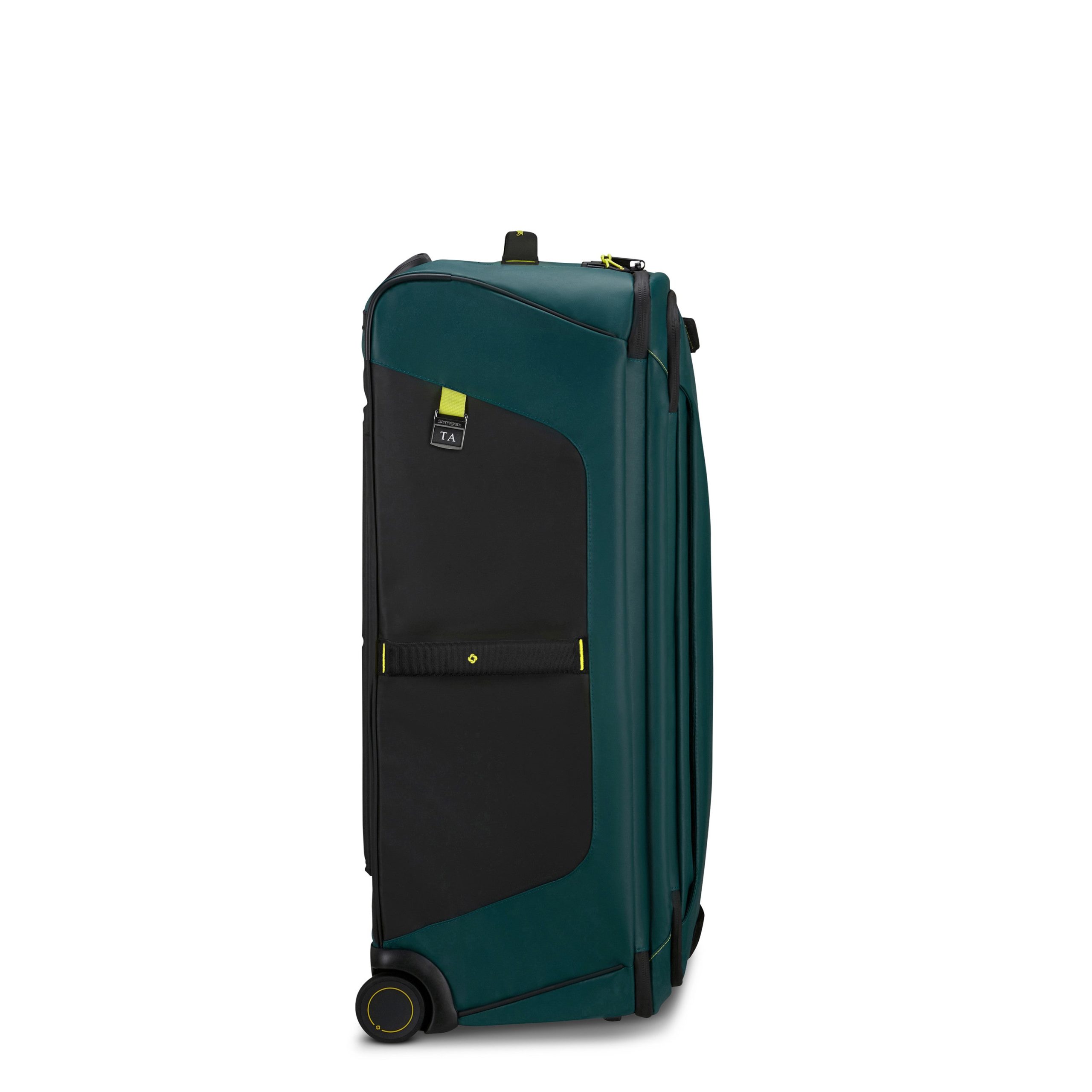 Ecodiver Large Wheeled Duffel Dark Teal/Lime - Image 4