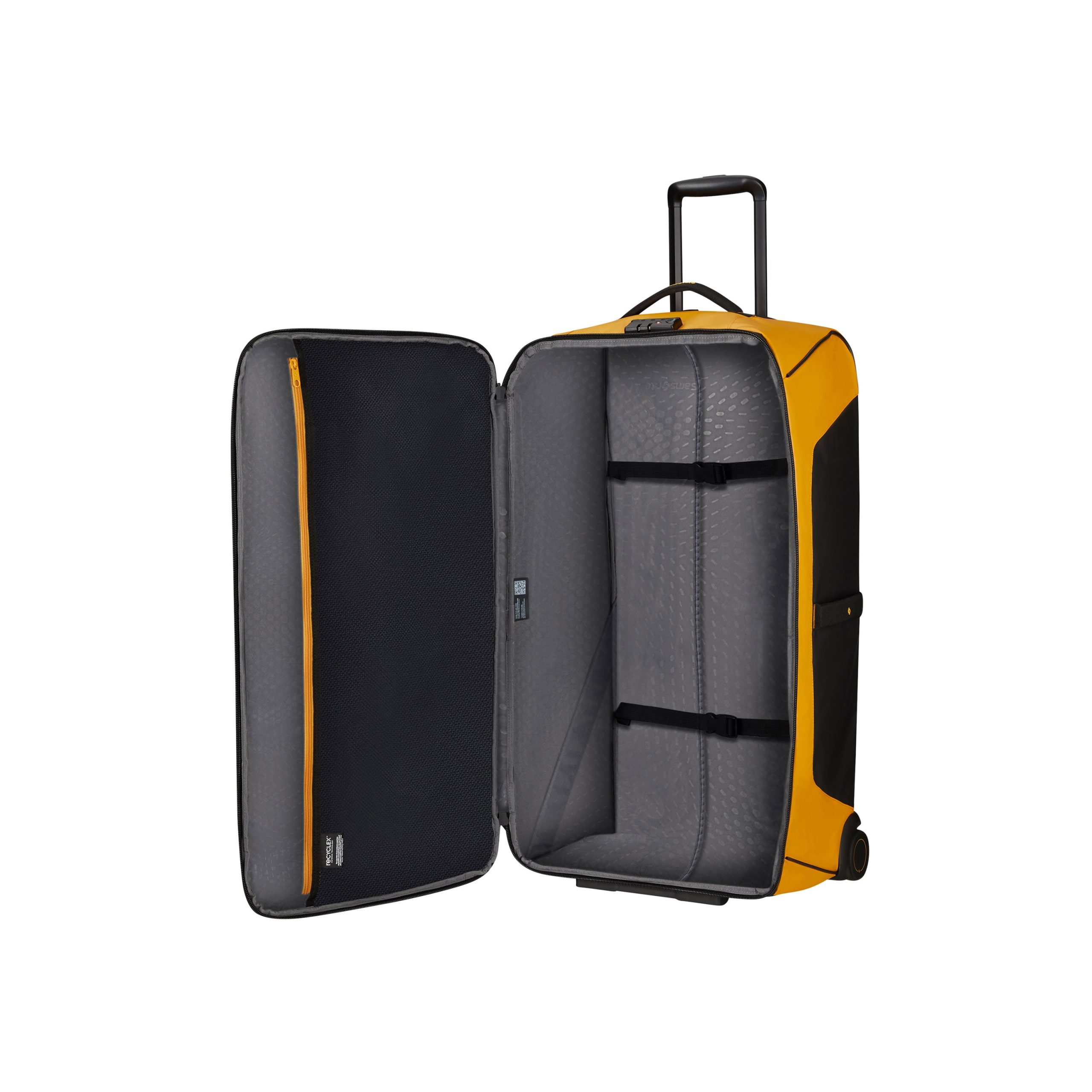 Ecodiver Large Wheeled Duffel Yellow - Image 2