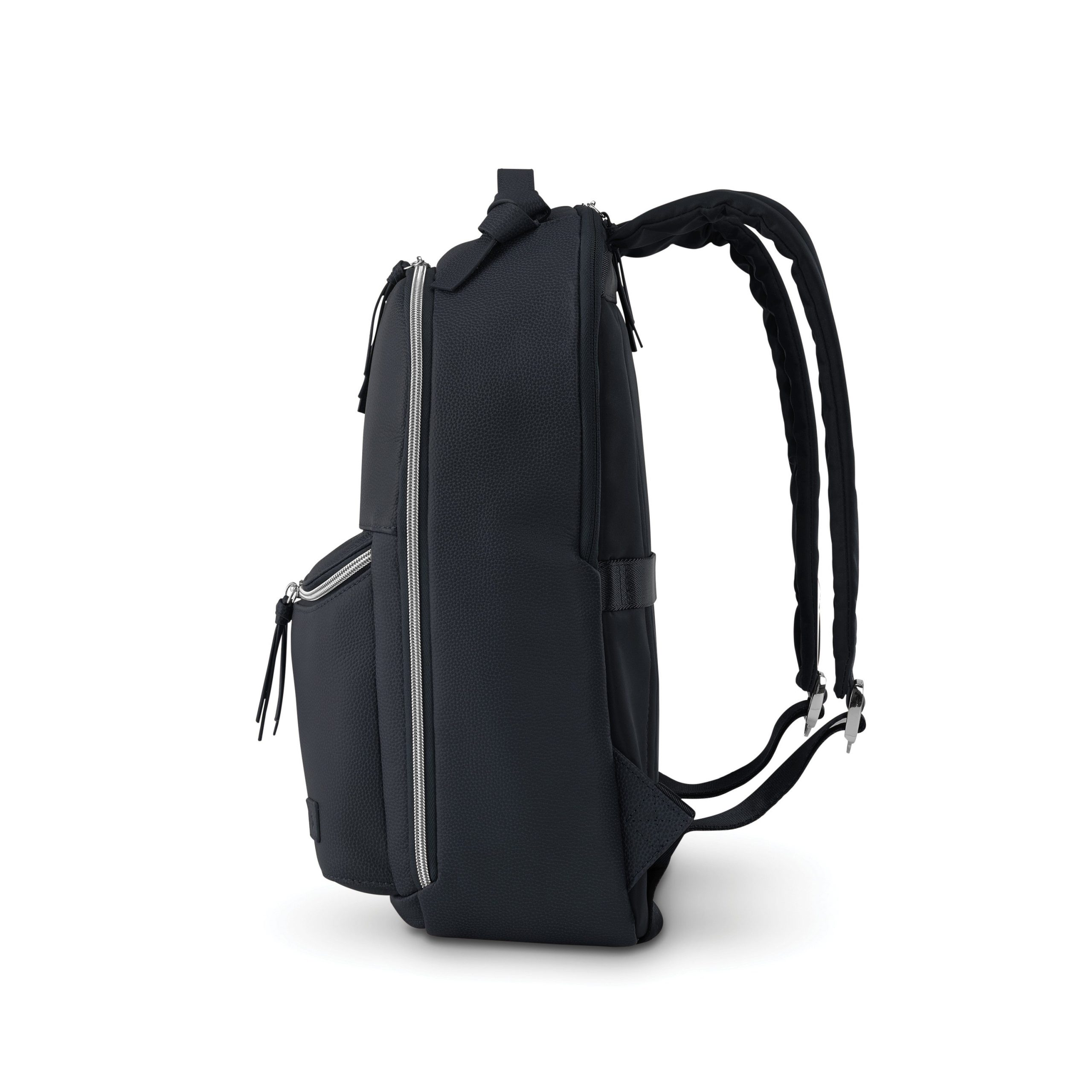 Women's Everyday Leather Backpack Navy - Image 8