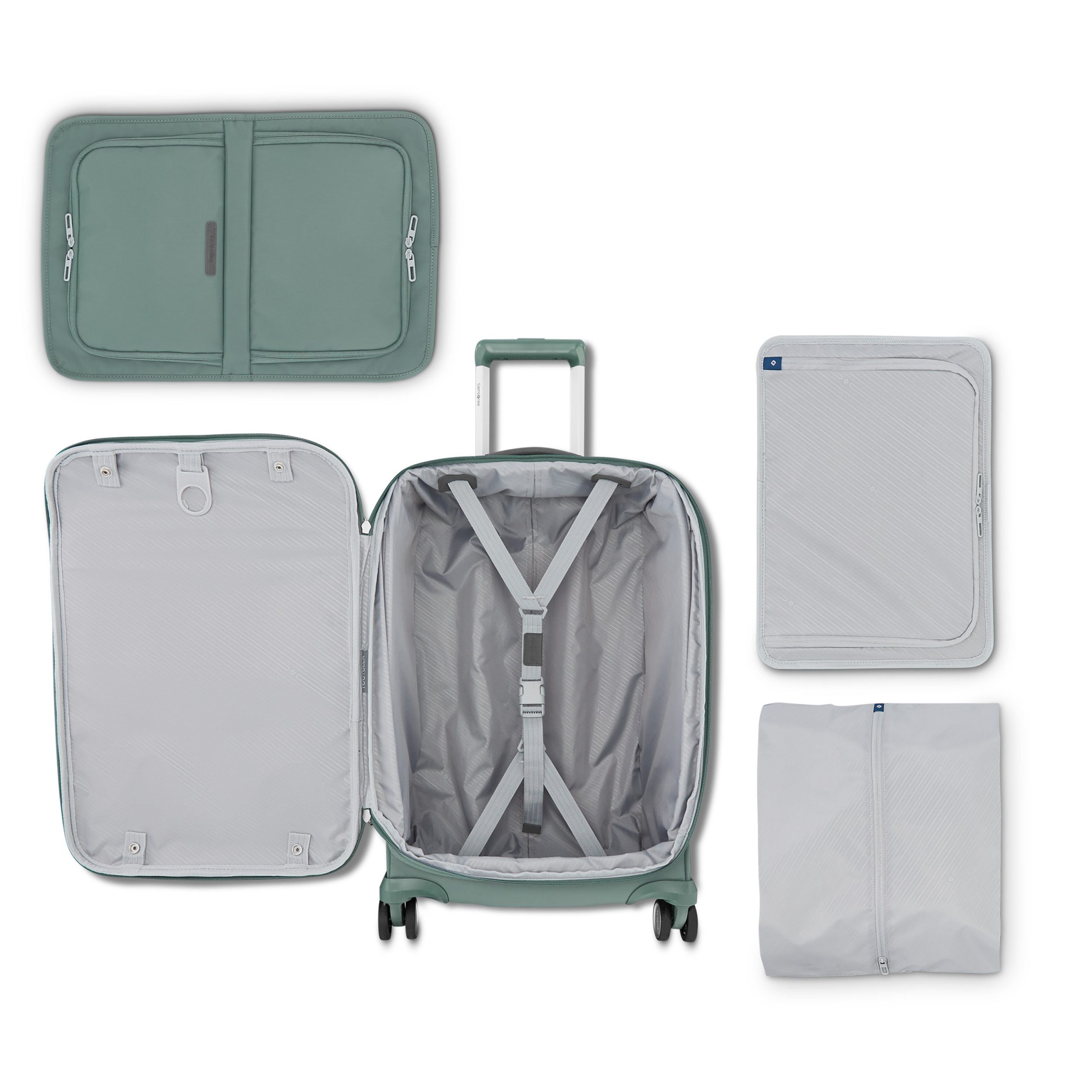 Elevation™ Plus Softside Carry-On Spinner Cypress Green - Image 2