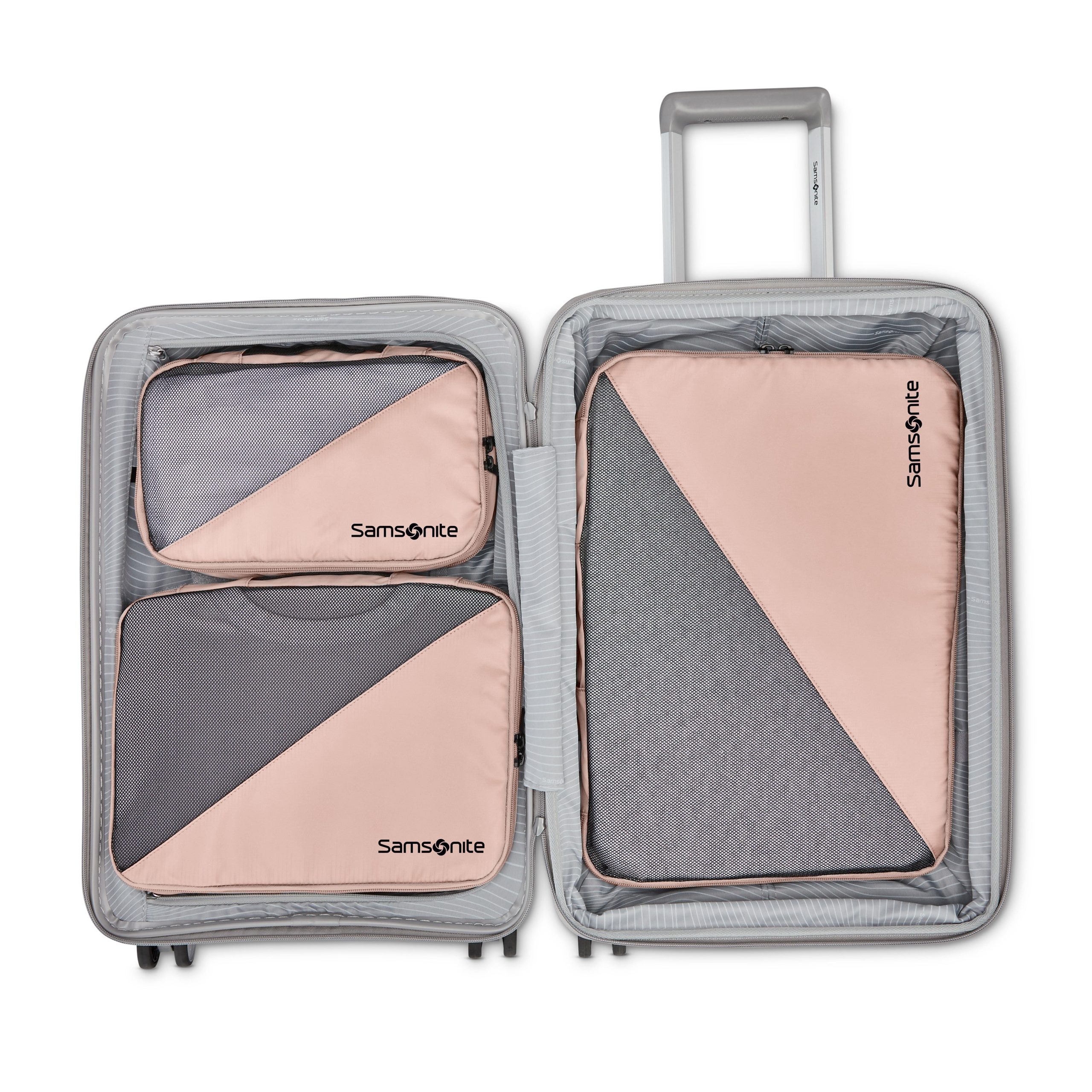 3 Piece Compression Packing Cubes Dusty Rose - Image 2