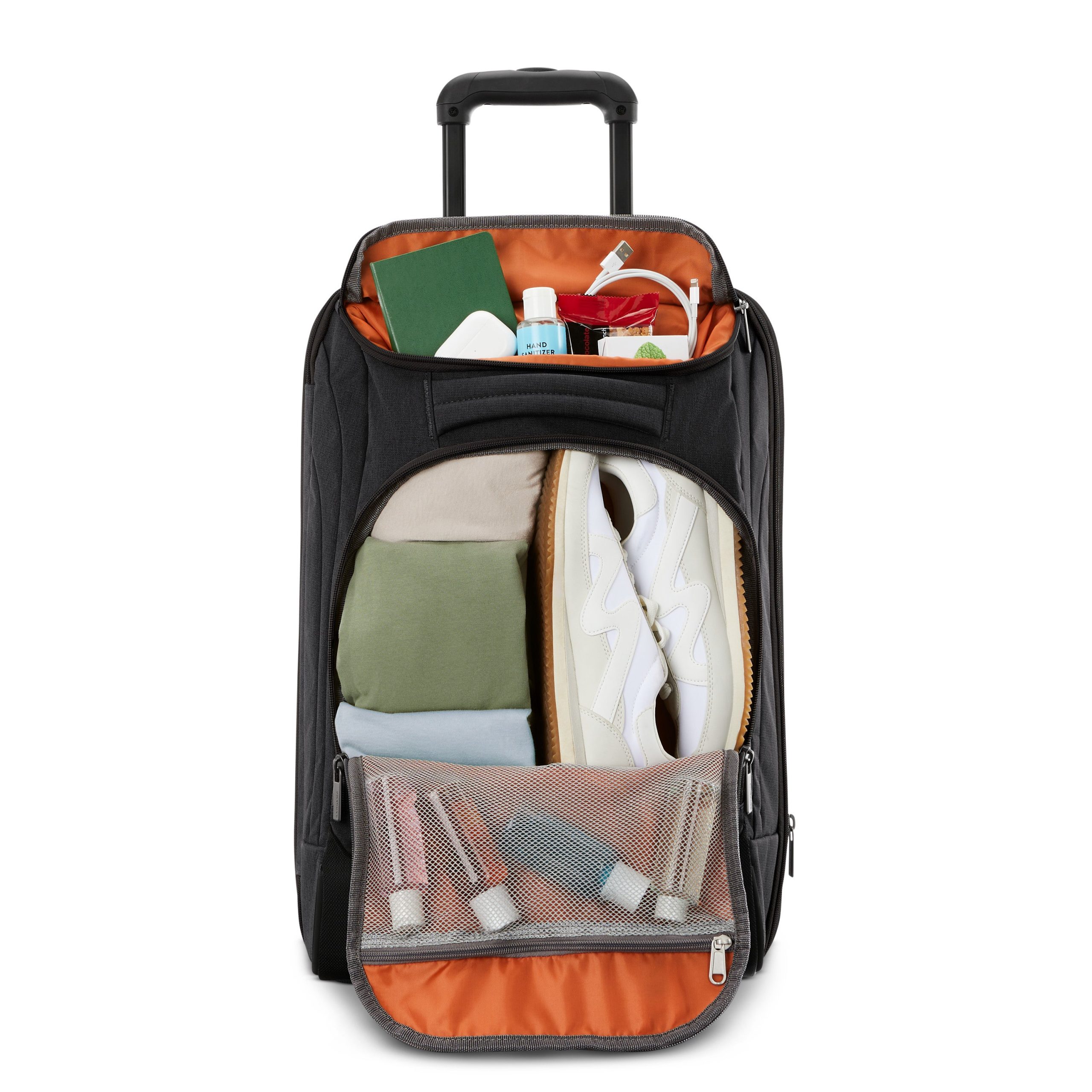 Mother Lode Large Wheeled Duffel Brushed Indigo - Image 3