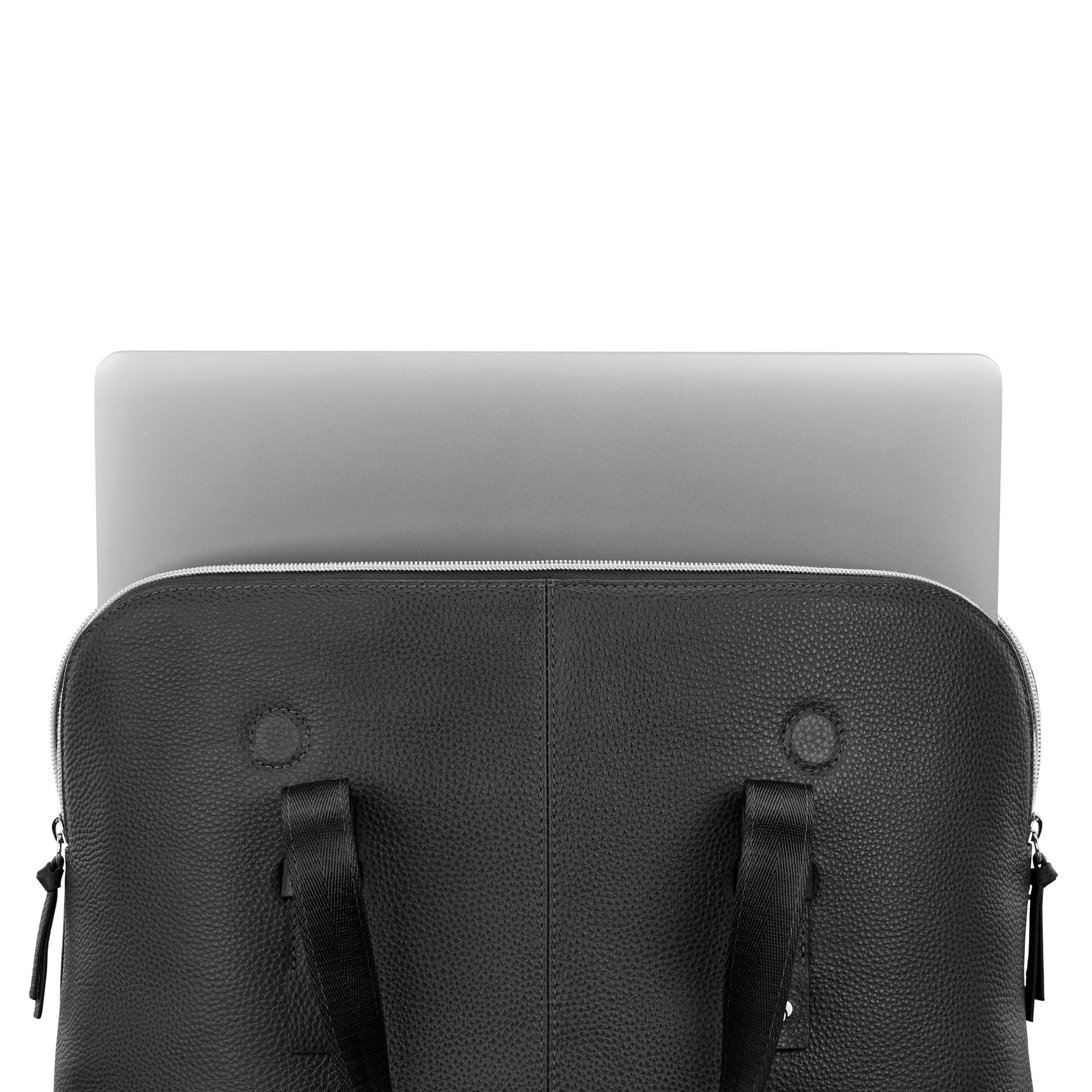 Mobile Solution 2 Leather Convertible Brief Black - Image 3