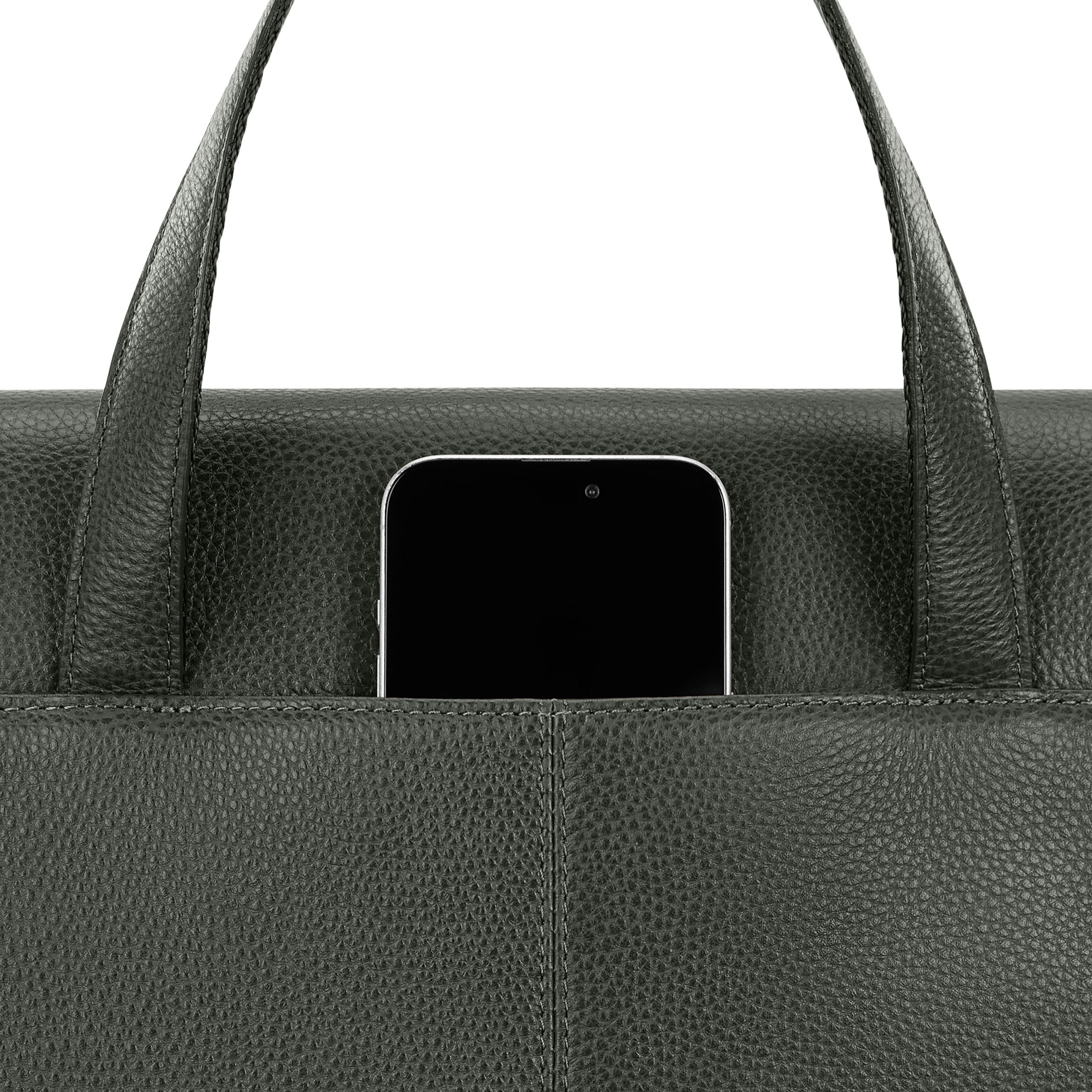Mobile Solution 2 Leather Convertible Brief Olive - Image 4