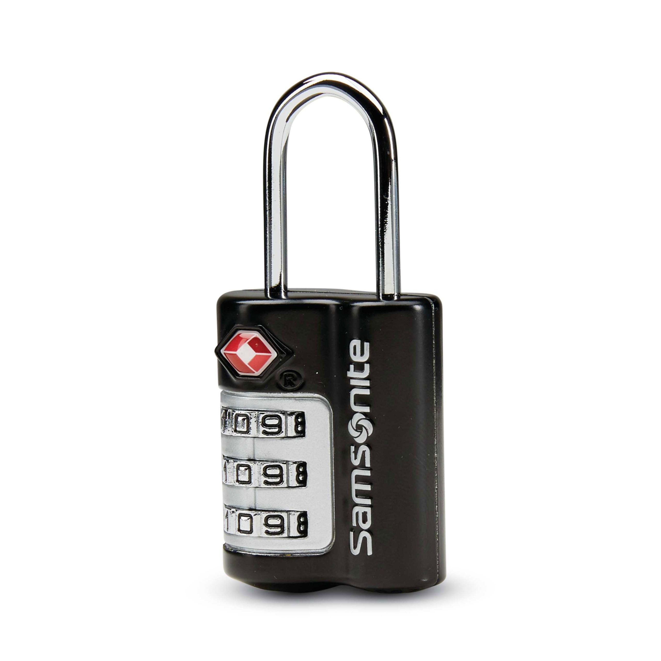 3 Dial Travel Sentry Combination Lock Black